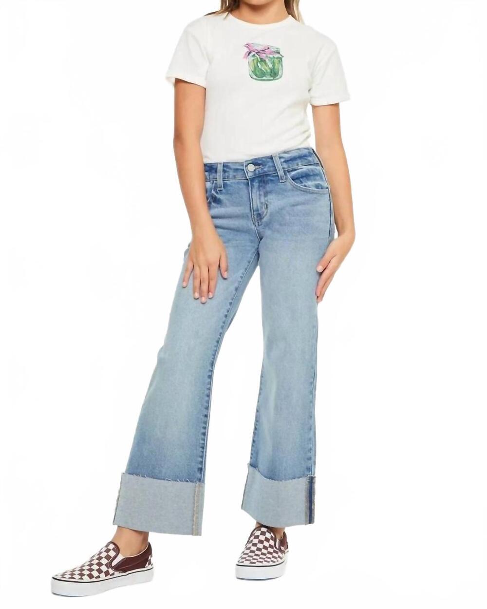 NEW KANCAN annie jeans in medium blue